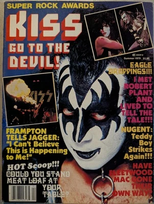 Super Rock Awards Magazine Summer 1979 KISS Go to the Devil, Sabbath, Frampton  - Image 1 of 4