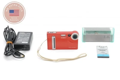 Rare [Exc+5] CASIO EXILIM EX-S2 Orange Compact Digital Camera From JAPAN - Image 1 of 4