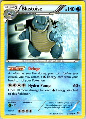 Pokemon | Boundaries Crossed | Blastoise | 31/149 | Normal | NM - Image 1 of 2