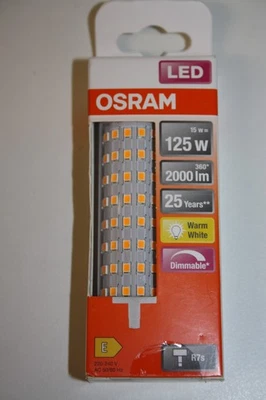 OSRAM LED-Lampe LINE R7s 118 R7S 15 W klar - Bild 1 von 2