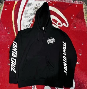 Santa Cruz Screaming Hand Skull Black Pullover Hoodie Men’s Size Medium - Picture 1 of 11