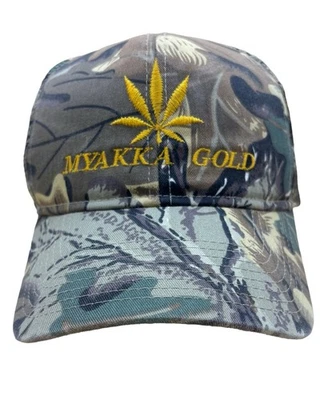 Sombrero de camionero OTTO Myakka dorado camuflaje malla Snapback ajustable para hombre gorra bordada Foto 1 de 4