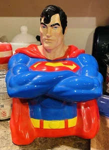 Superman Limited Edition Ceramic Cookie Jar DC Comics Warner Bros New NWOB - Picture 1 of 2