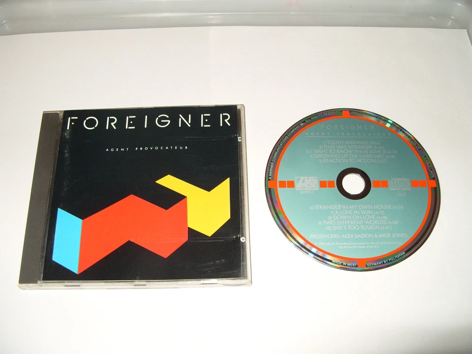 Foreigner - Agent Provocateur cd 10 TRACKS 1984 EARLY PRESS CD Ex Condition (D1) Foto 1 de 1