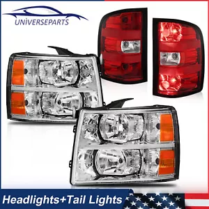 Conjunto de faros y luces traseras para Chevrolet Silverado 1500 2500 3500 2007-13 - Imagen 1 de 20