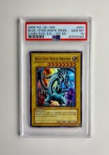 2004 Yu-Gi-Oh Blue-Eyes White Dragon SKE-001 1st Edition Super Rare Holo PSA 10