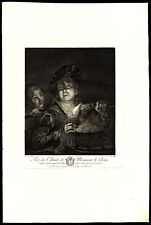 Antique Print-PAINTING-COOKING-CHILD-WOMAN-Le Brun-Schalcken-Schulze-1792