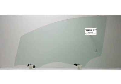 Fits 2007-2012 Nissan Sentra 4 Door Sedan Driver Left Side Front Door Glass - Image 1 of 2