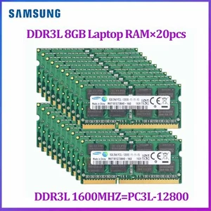 Samsung 8GB DDR3L 1600 MHz PC3L-12800S SODIMM Laptop RAM Memory 1.35V 204Pin Lot - Picture 1 of 7