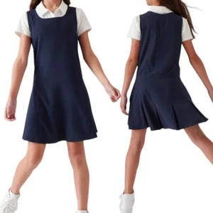 Athleta Girl NWT School Day Dress Navy NWT $55 Size XL (14) - Picture 1 of 5