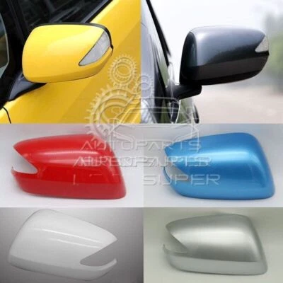 Cubierta del espejo retrovisor lateral de la puerta del ala del coche para Honda Fit Jazz 2009 2010 2011 2012 2013 Foto 1 de 4