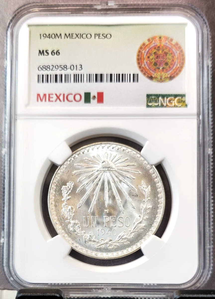 1 Peso 1940 Year Silver Mexican Coins (1905-Now) for sale | eBay