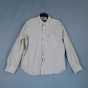Camisa Nautica Hombre Calce Clásico Resistente a Arrugas Manga Larga Verde Cuadros Talla XL - Imagen 1 de 9