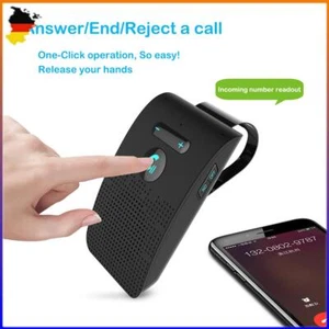 Samochód Samochodowy Bluetooth 4.2 Zestaw głośnomówiący Wizjer Car Kit Zestaw głośnomówiący NOWY - Zdjęcie 1 z 13