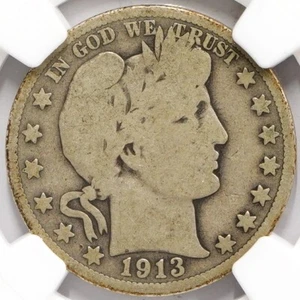 1913 Barber Half Dollar NGC G-6 - Picture 1 of 4