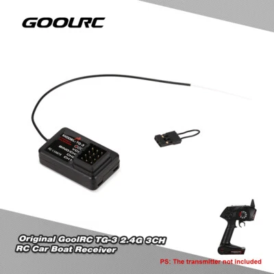 GoolRC TG-3 3CH RC Car Boat Receiver for GoolRC TG3 AUSTAR AX5S Transmitter L7B3 - Image 1 of 4