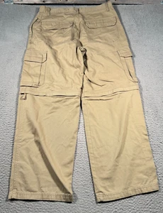Pantalones de Colección Bugle Boy Hombres 33x30 Caqui Convertibles Carga Utilidad Sueltos Patinador - Imagen 1 de 14