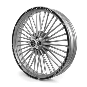 Set Trims Wheels 14/18 SPEED Black Keeway 125 K-Light 2018-2022 - Picture 1 of 6