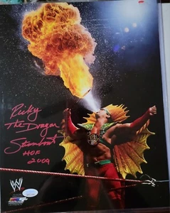 Ricky The Dragon Steamboat HOF 11x14 photo Signed Autograph JSA WWE Photograph - Picture 1 of 2