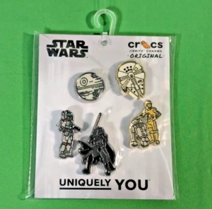 New Original Jibbitz Crocs Charm: Star Wars 5 Pack - Picture 1 of 7