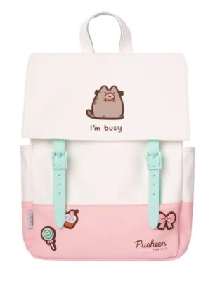 Pusheen Cat Backpack Rose Collection School Bag Rucksack Cool Gifts - Image 1 of 4