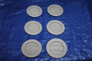 00-06 Chevy SUBURBAN GMC YUKON Overhead TAHOE ROOF VENT AC Air SHALE set 6 OEM - Picture 1 of 5