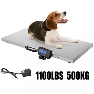 1100Lbs Heavy Duty Digital Livestock Vet Scale Hog Pet Dog Sheep Goat Scale NEW! - Picture 1 of 14