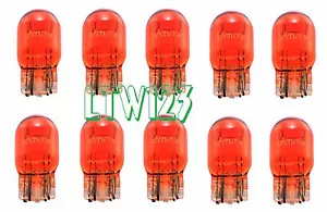 (10) Halogen 7443 Bulb Amber Dual Filaments for Japanese Veh. - Picture 1 of 3