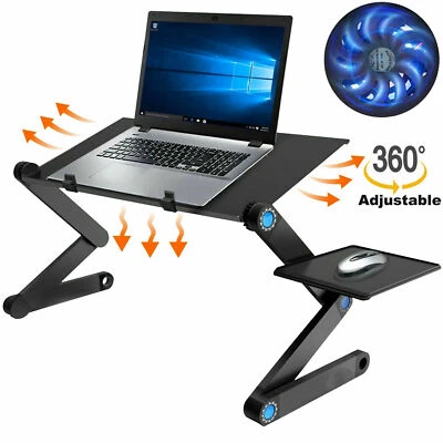 360° Laptoptisch Notebook Stander Faltbar Laptop Ständer Klappbar Notebooktisch - Bild 1 von 4