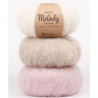 DROPS Melody, Knitting yarn, Chunky yarn, Merino wool yarn, Alpaca wool, Brushed
