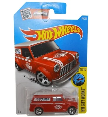Литой под давлением мини-фургон Austin 67 Hot Wheels HW City Works Campbells #S-9 - Изображение 1 из 4