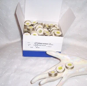 BOBBINS READY WOUND BEIGE/CREAM STRENG LUBRICATED NYLON BY COATS : 3 PCS.  - Picture 1 of 4