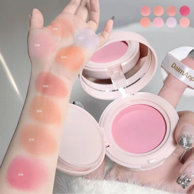 Makeup Cosmetics Matte Rouge Monochrome Powder Blusher Air Cushion Blusher * - Image 1 of 4