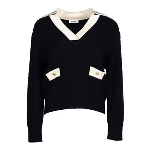 Sandro Paris Women's Sweater Size 2 / M Wool & Cashmere Blend SFPPU01553 - Picture 1 of 9