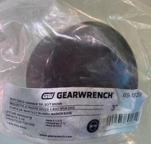 GEARWRENCH 69-182G 3" Soft Face Hammer Tip Brown Soft USA - Picture 1 of 4