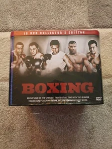 Boxing 10 DVD Collectors Edition Tin Slight Dent In Tin - Foto 1 di 6