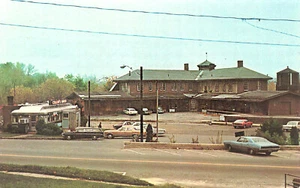 Canaan CT Collins Diner Next To Railroad Station Postcard - Picture 1 of 2