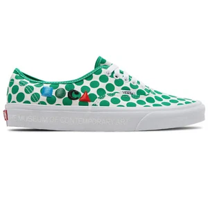 WOMENS MOCA X VANS AUTHENTIC LOGO GREEN SIZE 8.5 VN0A5KRD8CY NEW - Picture 1 of 4