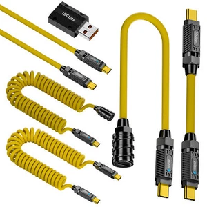 USB C To USB C Cable 140W Spliceable USB C To USB C Cord USB C to USB Type C Cab - Photo 1 sur 18