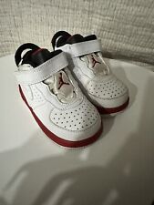 Jordan AJF 6 (TD) Toddler sneaker #343098 102 size 5c white/black-red "2008"