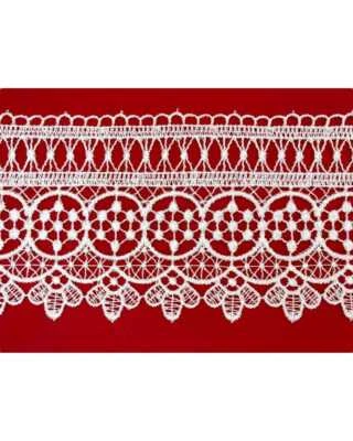 Pizzo merletto in macrame nastro alto 9,5 cm Sweet Trims 609 passamaneria bordo