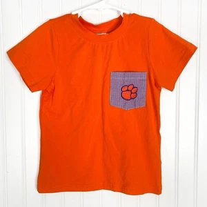 NWT Smock monkey Clemson tshirt short sleeve boys toddler 4t - Picture 1 of 2