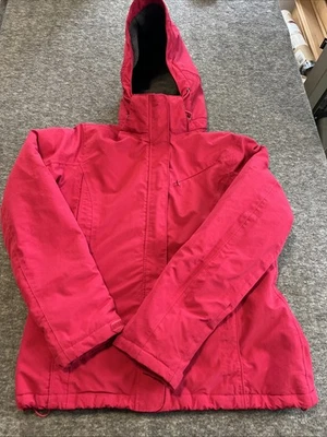 Lands End Womens Squall Red Winter Coat Size S 6-8 Waterproof Windproof Zip - Image 1 of 4