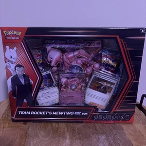 Pokemon TCG Karten Team Rocket's Mewtwo Ex Box Neu Sealed - Bild 1 von 5