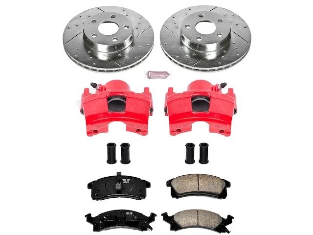 Kit de pastillas de freno y rotor para Sunfire Skylark Cutlass Calais Beretta XF58G6 Foto 1 de 1