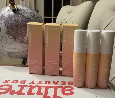 Olehenriksen персиковая глазурь светящаяся ниацинамидная сыворотка с витамином C (3 X 7 мл) B3 - Изображение 1 из 4