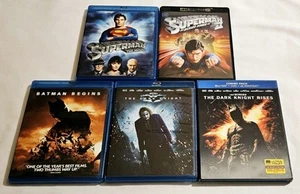Superman 2 (4K & Blu-ray), Superman & Dark Knight Trilogy (Blu-ray) Lot - Foto 1 di 6