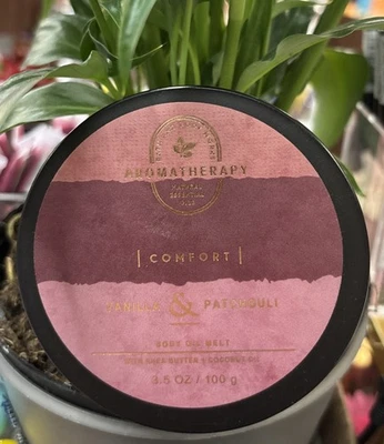 Bath and Body Works 💙 Comfort: Vanilla & Patchouli Body Oil Melt FACTORY SEALED - Image 1 of 4