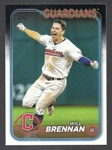 2024 TOPPS #311 - WILL BRENNAN CLEVELAND GUARDIANS - Picture 1 of 2