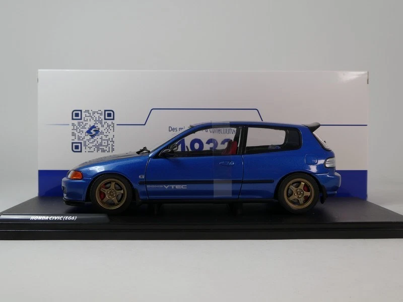 Solido Honda Civic EG6 Cobalt blue pearl 1991 1/18 S1810406 - Immagine 1 di 3